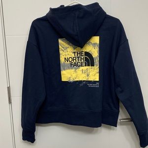 North Face Cropped Hoodie